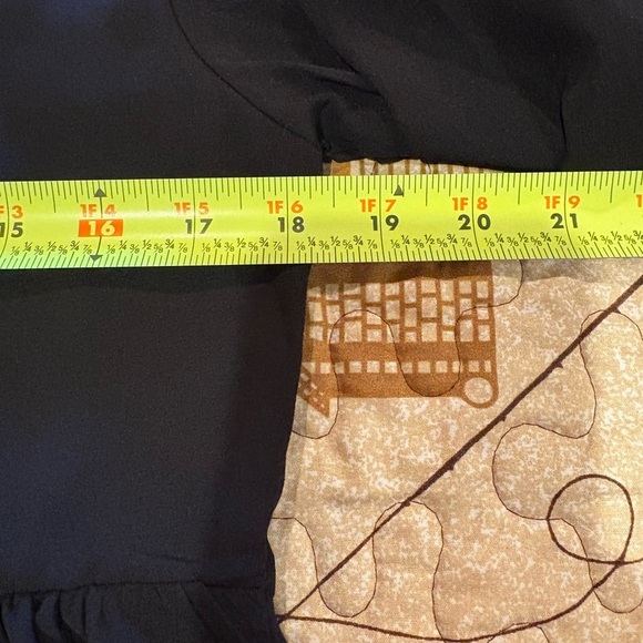 Mary Square V neckline and a gathered, peplum-style waist NWT women’s size S - Picture 8 of 12